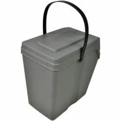 Prosperplast Lot De 5 Cubes De Recyclage 125 L Sortibox En Plastique Gris 5 X 25 L - Gris -Poubelle Boutique 30806783 4