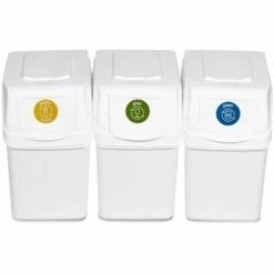 Prosperplast Lot De 4 Cubes De Recyclage 100 L Sortibox En Plastique Blanc 4 X 25 L - Blanc 9 Prosperplast Lot De 4 Cubes De Recyclage 100 L Sortibox En Plastique Blanc 4 X 25 L - Blanc -Poubelle Boutique 30945734 3