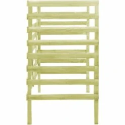 TRUE DEAL Abri De Poubelle Double Vert 140x80x150 Cm Pin Imprégné -Poubelle Boutique 31558541 4