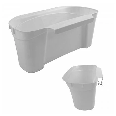 ORYX Bidone Della Spazzatura Sospeso Per Piano Di Lavoro / Cestino Raccolta Rifiuti 31x13x17,5 (h.) Cm. 4 ORYX Bidone Della Spazzatura Sospeso Per Piano Di Lavoro / Cestino Raccolta Rifiuti 31x13x17,5 (h.) Cm. – Image 2