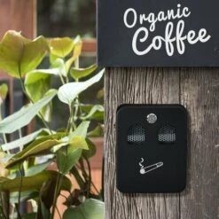 Relaxdays Cendrier Mural Pour Extérieur, Matériel De Montage Et Clé, Résistant Aux Intempéries, 20 X 16 X 8,5 Cm, Noir 10 Relaxdays Cendrier Mural Pour Extérieur, Matériel De Montage Et Clé, Résistant Aux Intempéries, 20 X 16 X 8,5 Cm, Noir -Poubelle Boutique 31798561 4