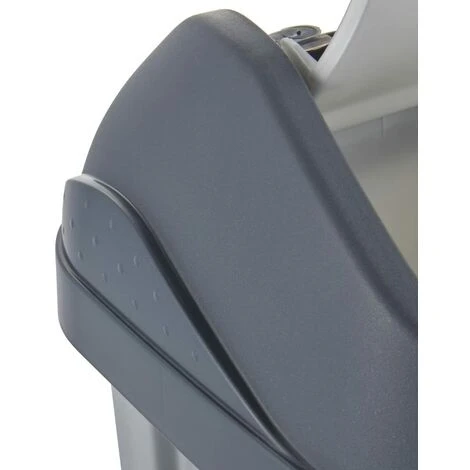 KEEEPER Poubelle Avec Couvercle Basculant, 25 L, Swantje, Argent 7 KEEEPER Poubelle Avec Couvercle Basculant, 25 L, Swantje, Argent – Image 5