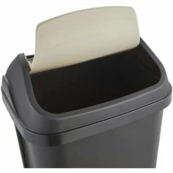 KEEEPER Poubelle Avec Couvercle Basculant, 25 L, Swantje, Gris Graphite 10 KEEEPER Poubelle Avec Couvercle Basculant, 25 L, Swantje, Gris Graphite -Poubelle Boutique 33032250 4