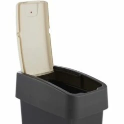 KEEEPER Poubelle Premium Avec Couvercle à Charnière, Soft Touch, 10 L, Magne, Gris Graphite -Poubelle Boutique 33032273 5