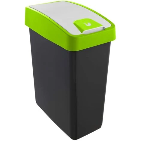KEEEPER Poubelle Premium Avec Couvercle à Charnière, Soft Touch, 25 L, Magne, Vert 3 KEEEPER Poubelle Premium Avec Couvercle à Charnière, Soft Touch, 25 L, Magne, Vert