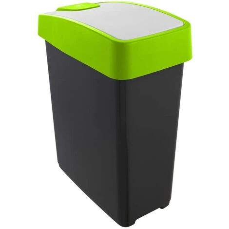 KEEEPER Poubelle Premium Avec Couvercle à Charnière, Soft Touch, 25 L, Magne, Vert 4 KEEEPER Poubelle Premium Avec Couvercle à Charnière, Soft Touch, 25 L, Magne, Vert – Image 2