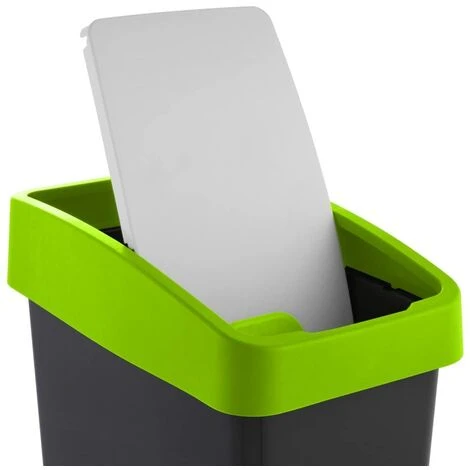 KEEEPER Poubelle Premium Avec Couvercle à Charnière, Soft Touch, 25 L, Magne, Vert 6 KEEEPER Poubelle Premium Avec Couvercle à Charnière, Soft Touch, 25 L, Magne, Vert – Image 4