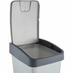 KEEEPER Poubelle Premium Avec Couvercle, Soft Touch, 45 L, Magne, Magne, Argent 11 KEEEPER Poubelle Premium Avec Couvercle, Soft Touch, 45 L, Magne, Magne, Argent -Poubelle Boutique 33032290 5
