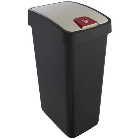 KEEEPER Poubelle Premium Avec Couvercle, Soft Touch, 45 L, Magne, Magne, Gris Graphite 3 KEEEPER Poubelle Premium Avec Couvercle, Soft Touch, 45 L, Magne, Magne, Gris Graphite