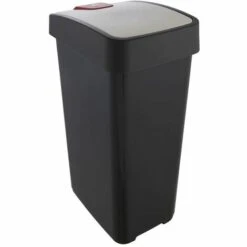 KEEEPER Poubelle Premium Avec Couvercle, Soft Touch, 45 L, Magne, Magne, Gris Graphite 8 KEEEPER Poubelle Premium Avec Couvercle, Soft Touch, 45 L, Magne, Magne, Gris Graphite -Poubelle Boutique 33032292 2