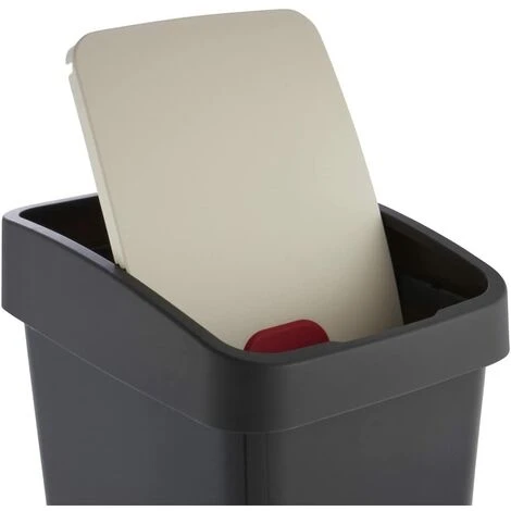 KEEEPER Poubelle Premium Avec Couvercle, Soft Touch, 45 L, Magne, Magne, Gris Graphite 6 KEEEPER Poubelle Premium Avec Couvercle, Soft Touch, 45 L, Magne, Magne, Gris Graphite – Image 4