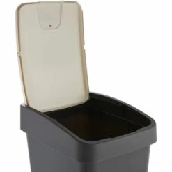 KEEEPER Poubelle Premium Avec Couvercle, Soft Touch, 45 L, Magne, Magne, Gris Graphite 11 KEEEPER Poubelle Premium Avec Couvercle, Soft Touch, 45 L, Magne, Magne, Gris Graphite -Poubelle Boutique 33032292 5