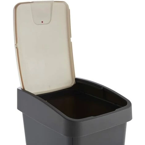 KEEEPER Poubelle Premium Avec Couvercle, Soft Touch, 45 L, Magne, Magne, Gris Graphite 7 KEEEPER Poubelle Premium Avec Couvercle, Soft Touch, 45 L, Magne, Magne, Gris Graphite – Image 5