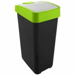 KEEEPER Poubelle Premium Avec Couvercle, Soft Touch, 45 L, Magne, Magne, Vert 8 KEEEPER Poubelle Premium Avec Couvercle, Soft Touch, 45 L, Magne, Magne, Vert -Poubelle Boutique 33032293 2