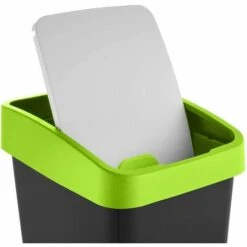 KEEEPER Poubelle Premium Avec Couvercle, Soft Touch, 45 L, Magne, Magne, Vert 10 KEEEPER Poubelle Premium Avec Couvercle, Soft Touch, 45 L, Magne, Magne, Vert -Poubelle Boutique 33032293 4