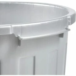 KEEEPER Poubelle Multifonctionnelle / Corbeille à Papier Avec Couvercle Verrouillable, Petite, Plastique Résistant (PP), 7 L, Tapis, Argent -Poubelle Boutique 33032306 4