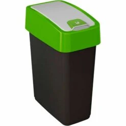 KEEEPER Lot De 3 Poubelles Premium Magne Avec Couvercle Rabattable, Soft Touch 45 Litres Avec Couvercle En Différentes Couleurs -Poubelle Boutique 33032468 3