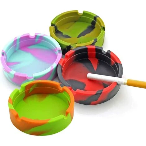 BETTERLIFE 4PCS Ne Cassera Pas-Cendrier En Silicone Cigarettes Cendrier Coupe,Newness Cendrier De Table Moderne En Silicone Pour Utilisation Intérieure Ou Extérieure 3 BETTERLIFE 4PCS Ne Cassera Pas-Cendrier En Silicone Cigarettes Cendrier Coupe,Newness Cendrier De Table Moderne En Silicone Pour Utilisation Intérieure Ou Extérieure