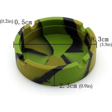 BETTERLIFE 4PCS Ne Cassera Pas-Cendrier En Silicone Cigarettes Cendrier Coupe,Newness Cendrier De Table Moderne En Silicone Pour Utilisation Intérieure Ou Extérieure 7 BETTERLIFE 4PCS Ne Cassera Pas-Cendrier En Silicone Cigarettes Cendrier Coupe,Newness Cendrier De Table Moderne En Silicone Pour Utilisation Intérieure Ou Extérieure – Image 5