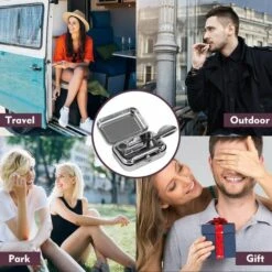 BETTERLIFE Cendrier Portable Cendrier De Poche En Acier Inoxydable Mini Cendrier Avec Couvercle Cigarette Cendrier Conteneur Pour Fumer Voyage En Plein Air 11 BETTERLIFE Cendrier Portable Cendrier De Poche En Acier Inoxydable Mini Cendrier Avec Couvercle Cigarette Cendrier Conteneur Pour Fumer Voyage En Plein Air -Poubelle Boutique 33161877 5