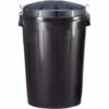 Denox 239C95 Poubelle Noir 95 L - Black -Poubelle Boutique 34595633 1