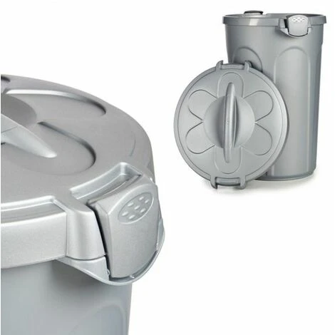 KERBL Conteneur A Aliment Tom 16kg 46l Pour Chien - 44,5x40x61cm - Gris 5 KERBL Conteneur A Aliment Tom 16kg 46l Pour Chien - 44,5x40x61cm - Gris – Image 3