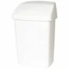 Poubelle à Couvercle Basculant H377xl246xP198 Mm 10 L Plastique Blanc RUBBERMAID -Poubelle Boutique 38490668 1