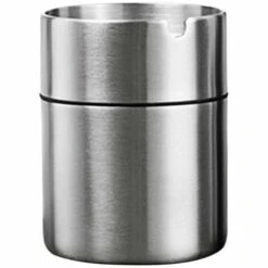 ECHOO Cendrier Avec Couvercle, Cendrier Abrité Du Vent, Pour Extérieur Et Intérieur, Grand Format -Poubelle Boutique 39494839 5