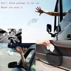 BETTERLIFE Poubelle Pour Petite Voiture, Boîte De Rangement (Couleur: Noir) Double Usage, Matière Plastique Facile à Nettoyer, Poubelle Portable, Boîte De Rangement Suspendue, Peut être Installée Sur La Voiture 9 BETTERLIFE Poubelle Pour Petite Voiture, Boîte De Rangement (Couleur: Noir) Double Usage, Matière Plastique Facile à Nettoyer, Poubelle Portable, Boîte De Rangement Suspendue, Peut être Installée Sur La Voiture -Poubelle Boutique 39717902 3