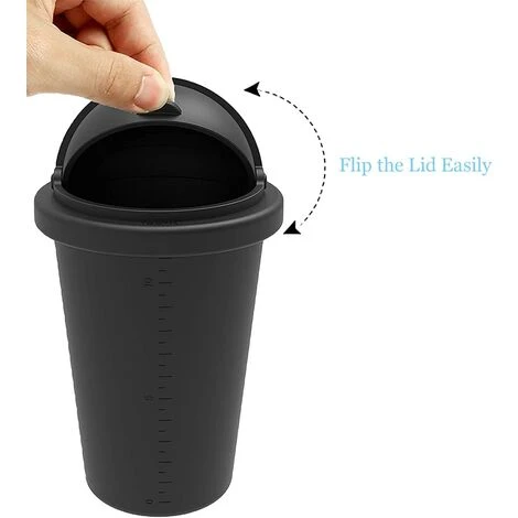BETTERLIFE Voiture Poubelle De Voiture En Silicone Avec Couvercle Pour Porte De Voiture Portable Convient Pour Console Porte Gobelet Maison Ou Bureau 7 BETTERLIFE Voiture Poubelle De Voiture En Silicone Avec Couvercle Pour Porte De Voiture Portable Convient Pour Console Porte Gobelet Maison Ou Bureau – Image 5