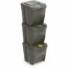 SPETEBO Sortibox - Jeu De 3 Poubelles De 25 Litres Chacune 1 SPETEBO Sortibox - Jeu De 3 Poubelles De 25 Litres Chacune -Poubelle Boutique 39890966 1