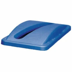 RUBBERMAID Couvercle Polyéthylène Bleu L.290xP520 Mm Adapté à Poubelle De Tri 60 L Pour Le