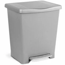 TA-TAY Poubelle � P�dale 23Lt Plastique Gris Tatay