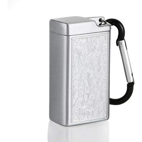 PERLE RARE Cendrier Portable Avec Porte-clés, Mini Cendrier En Métal, Cendrier Portable Extérieur Avec Couvercle (argent 1 Pièce) 3 PERLE RARE Cendrier Portable Avec Porte-clés, Mini Cendrier En Métal, Cendrier Portable Extérieur Avec Couvercle (argent 1 Pièce)