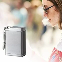 PERLE RARE Mini Cendrier De Poche Déodorant, Cendrier à Cigarettes Extérieur, Cendrier De Poche Fumeur Pour Un Voyage Facile (2PCS) -Poubelle Boutique 42422963 2