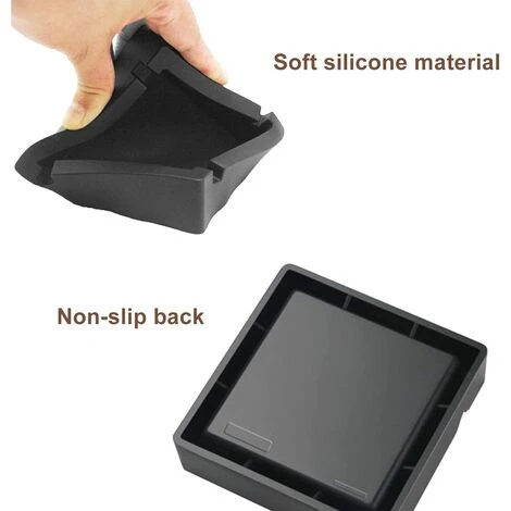 PERLE RARE Cendrier En Silicone Grand Cendrier De Protection De L'environnement Cendrier Anti-goutte Convient Pour Intérieur Et Extérieur, Jardin, Bureau (noir 1pc) 5 PERLE RARE Cendrier En Silicone Grand Cendrier De Protection De L'environnement Cendrier Anti-goutte Convient Pour Intérieur Et Extérieur, Jardin, Bureau (noir 1pc) – Image 3