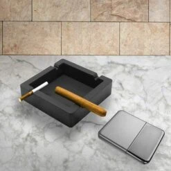 PERLE RARE Cendrier En Silicone Grand Cendrier De Protection De L'environnement Cendrier Anti-goutte Convient Pour Intérieur Et Extérieur, Jardin, Bureau (noir 1pc) 10 PERLE RARE Cendrier En Silicone Grand Cendrier De Protection De L'environnement Cendrier Anti-goutte Convient Pour Intérieur Et Extérieur, Jardin, Bureau (noir 1pc) -Poubelle Boutique 42422966 4