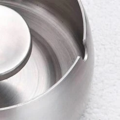 PERLE RARE Cendrier Portable Coupe-vent En Acier Inoxydable Accessoires De Cendrier De Bureau Intérieur Et Extérieur (petit) 9 PERLE RARE Cendrier Portable Coupe-vent En Acier Inoxydable Accessoires De Cendrier De Bureau Intérieur Et Extérieur (petit) -Poubelle Boutique 42422967 4