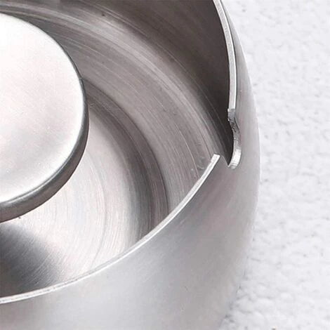 PERLE RARE Cendrier Portable Coupe-vent En Acier Inoxydable Accessoires De Cendrier De Bureau Intérieur Et Extérieur (petit) 6 PERLE RARE Cendrier Portable Coupe-vent En Acier Inoxydable Accessoires De Cendrier De Bureau Intérieur Et Extérieur (petit) â Image 4