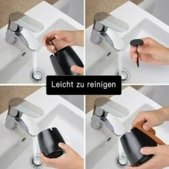 PERLE RARE Cendrier D'extérieur En Acier Inoxydable Avec Couvercle à Odeur Particulière, Cendrier De Bureau De Bar De Balcon De Jardin Intérieur Et Extérieur, Noir (petit) 11 PERLE RARE Cendrier D'extérieur En Acier Inoxydable Avec Couvercle à Odeur Particulière, Cendrier De Bureau De Bar De Balcon De Jardin Intérieur Et Extérieur, Noir (petit) -Poubelle Boutique 42422981 5