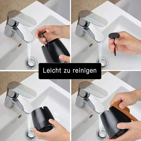 PERLE RARE Cendrier D'extérieur En Acier Inoxydable Avec Couvercle à Odeur Particulière, Cendrier De Bureau De Bar De Balcon De Jardin Intérieur Et Extérieur, Noir (petit) 7 PERLE RARE Cendrier D'extérieur En Acier Inoxydable Avec Couvercle à Odeur Particulière, Cendrier De Bureau De Bar De Balcon De Jardin Intérieur Et Extérieur, Noir (petit) – Image 5