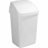 SUNWARE Poubelle Blanche Avec Couvercle Basculant Delta 50 Litres Blanc - Blanc -Poubelle Boutique 42752691 1
