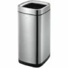 EKO Poubelle à Ouverture Dessus Laguna 35 L Argenté Mat - Argent -Poubelle Boutique 43094705 1