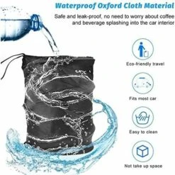BRIDAY Poubelle De Voiture Poubelle De Voiture Pliable Sac Poubelle Automatique Pop Up Universel Résistant à L'eau Portable Pliable Conteneur à Ordures Poubelle Pour La Collecte De Stockage De Litière à Ordures -Poubelle Boutique 44928878 5