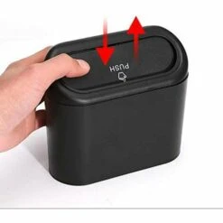 BRIDAY Poubelle De Voiture Avec Couvercle Mini Type De Suspension Portable Suspendu étanche Poubelle Automobile Poubelle De Voiture Avec Couvercle -Poubelle Boutique 44929336 4