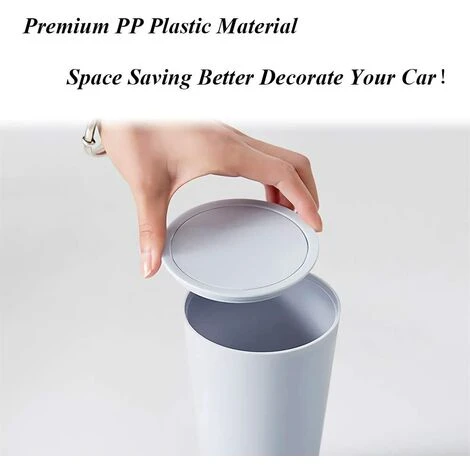 AIDUCHO 4 Pièces Poubelle De Voiture, Poubelle Auto Voiture, Poubelles De Voiture Avec Couvercle, Plastique Portable Étanches Mini Poubelle Pour L'Intérieur Voiture,Bureau, Maison (Vert, Blanc, Bleu Et Kaki) 7 AIDUCHO 4 Pièces Poubelle De Voiture, Poubelle Auto Voiture, Poubelles De Voiture Avec Couvercle, Plastique Portable Étanches Mini Poubelle Pour L'Intérieur Voiture,Bureau, Maison (Vert, Blanc, Bleu Et Kaki) – Image 5