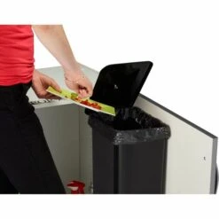 Rossignol - Poubelle Automatique Pour Porte 23L PORTASAC - Noir -Poubelle Boutique 48408116 4