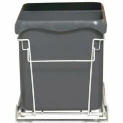 Rossignol - Poubelle De Tri Sélectif 2 Bacs 2x14L EASYTRI - Gris