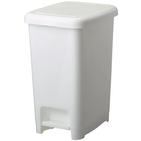 Rossignol - Poubelle De Cuisine à Pédale 25L CUBO - Blanc 3 Rossignol - Poubelle De Cuisine à Pédale 25L CUBO - Blanc