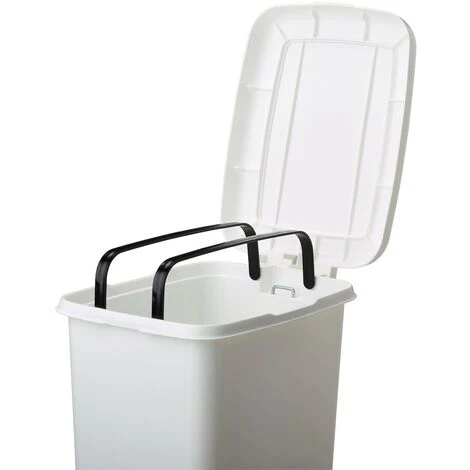 Rossignol - Poubelle De Cuisine à Pédale 25L CUBO - Blanc 7 Rossignol - Poubelle De Cuisine à Pédale 25L CUBO - Blanc – Image 5